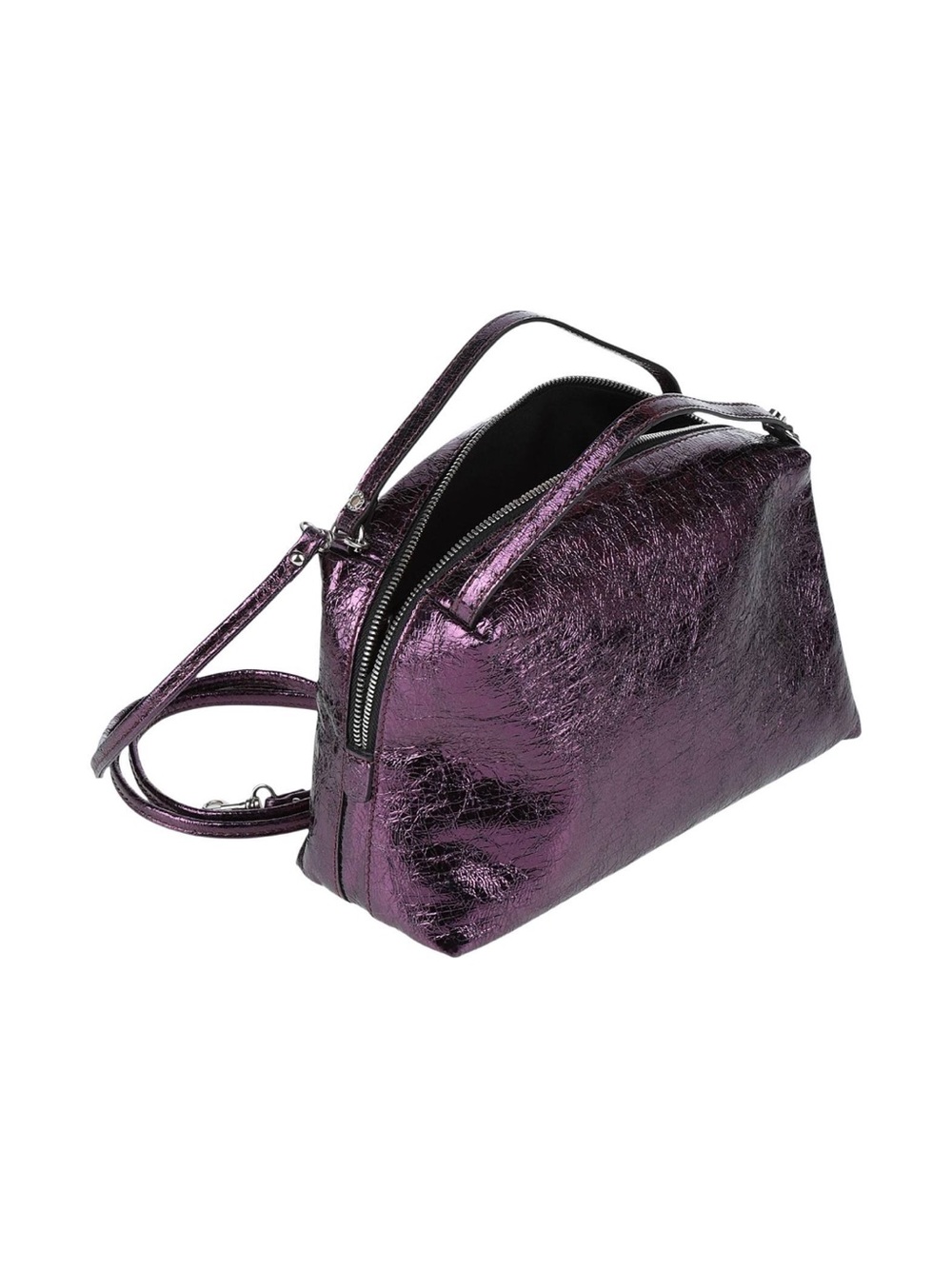 Gianni Chiarini Alifa metallic purple crossbody